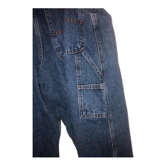 NWOT NFL team apparel Gridiron classic Dark Blue Denim blue jeans 34x32. - Picture 3 of 10